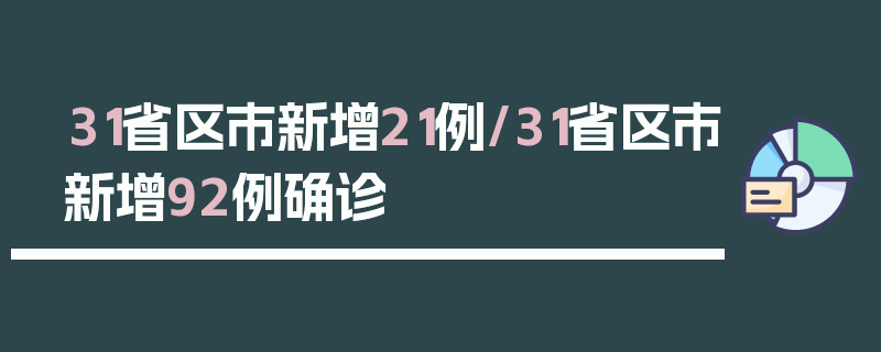 31省区市新增21例/31省区市新增92例确诊