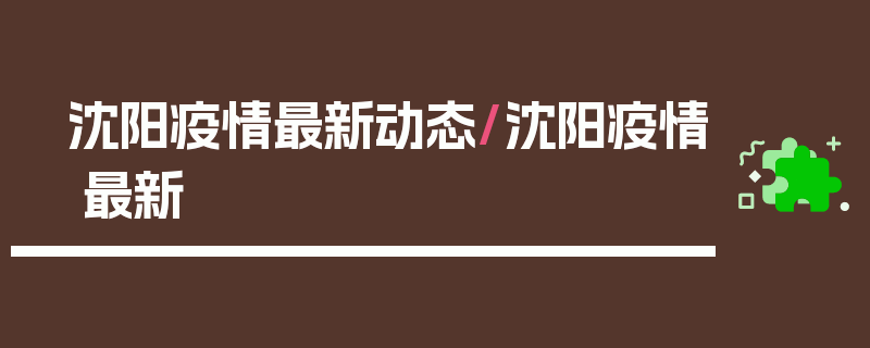 沈阳疫情最新动态/沈阳疫情 最新